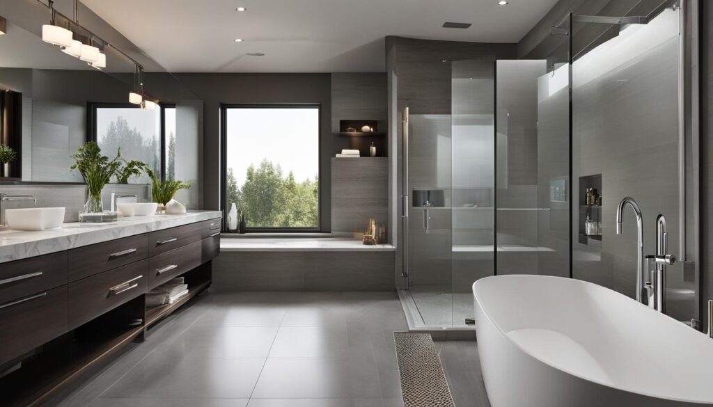 Modern bathroom materials and technologies