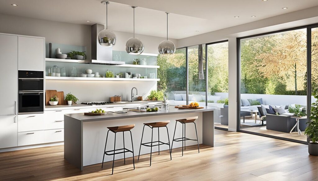 Modern kitchen design enhancing home value
