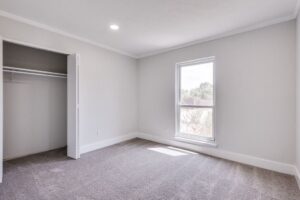 carpet flooring in bedroom