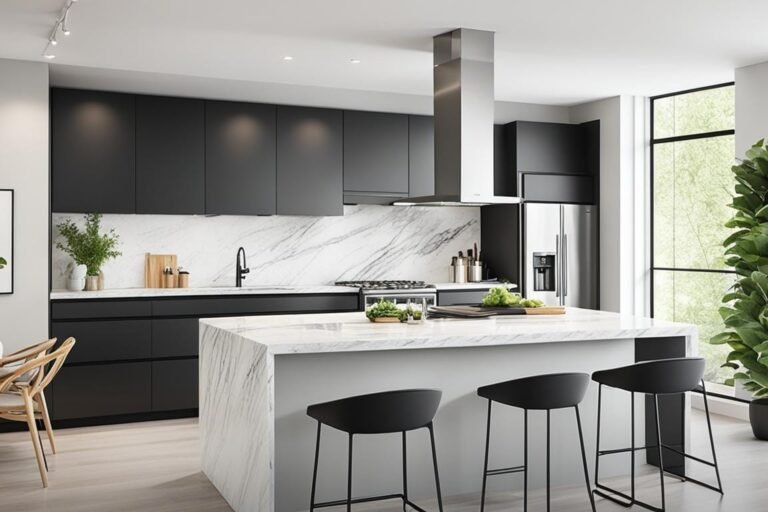 Bright remodeled kitchen with island layout for Dallas homeowners