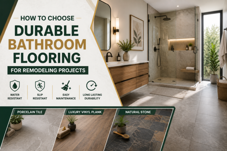 How to Choose Durable Bathroom Flooring for Remodeling Projects