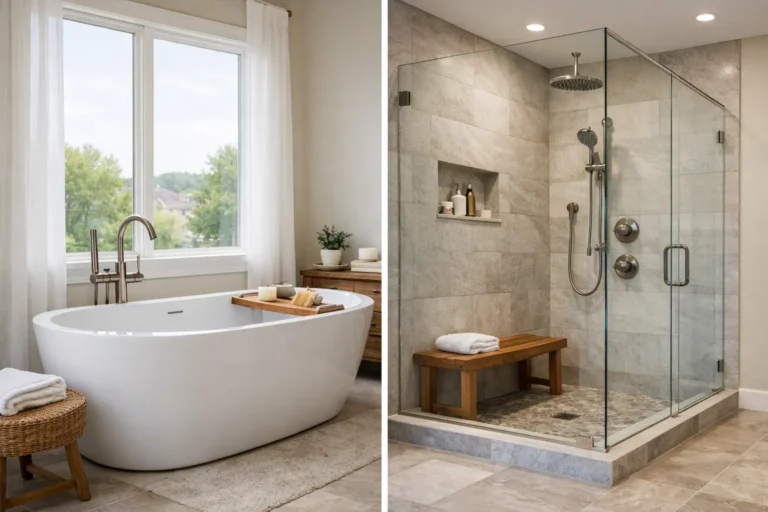 Bathtub vs Walk In Shower for Dallas Homes